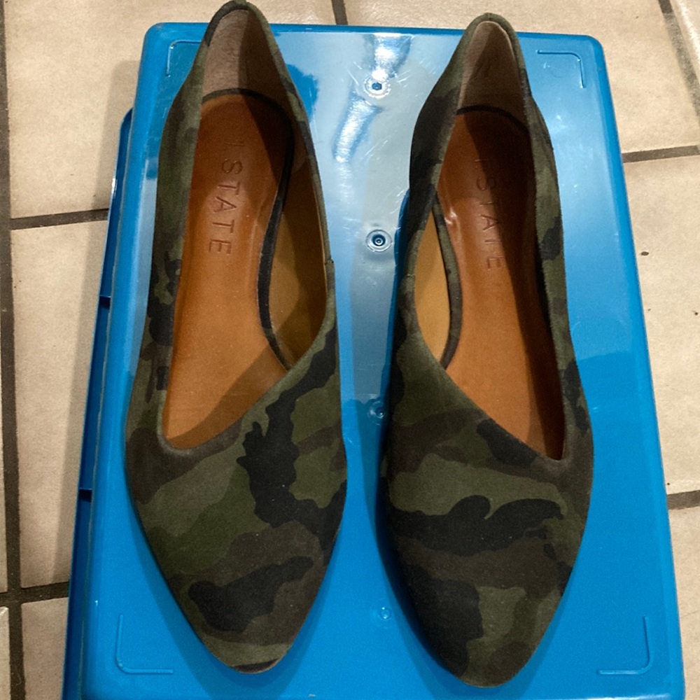 Slate camo shoes
